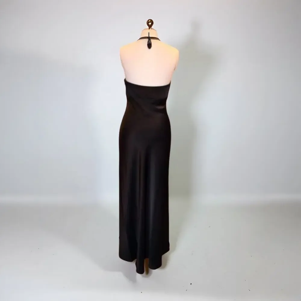 BCBG MAXAZRIA Long Halter Dress - Picture 5 of 14